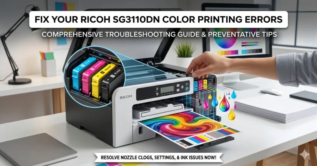 Ricoh SG3110DN Fix Color Printing Error: A Complete Troubleshooting Guide